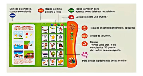 Libro infantil con sonido y música 2vr9 - Image 5