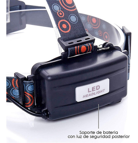 Linterna triple led recargable minero - 5000 lumens y 4 modos - Image 5