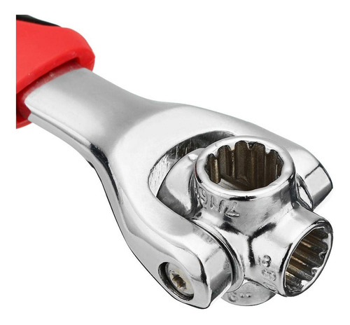 Llave 48 En 1 Giratoria 360 Grados Universal 8 A 19 Tubos – vista lateral