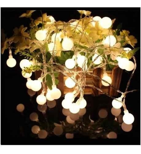 Luces_Guirnalda_Led_28_Bolitas_Calido_Tira_Led_4_Mtrs_A_220v_D_943913-MLA33078599134_122019-O.jpg Guirnalda led 220v de 4 metros - 28 bolitas blanco cálido - Image 3