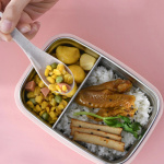 Lunchera taper portatil vianda comida de acero escuela S5524 - Image 2