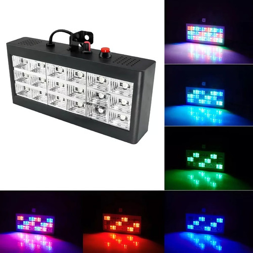Luz para fiestas con 18 LEDs- – vista lateral