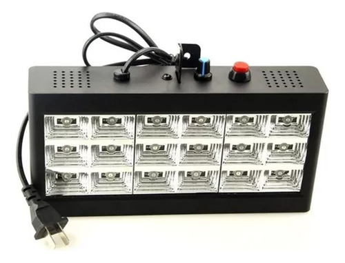 Luz para fiestas con 18 LEDs- – vista superior