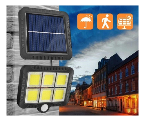 Luz Led Solar Sensor Movimiento Jardín Parque Sl-f120 - Image 6