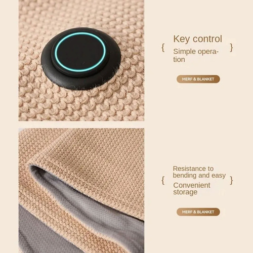 Manta eléctrica USB térmica con textura Kg5 - Image 5