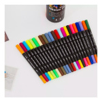 Marcadores Fibrones Doble Punta X 20 Colores Draw Jj-82620 - Imagen 4