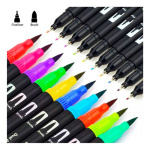 Marcadores Fibrones Doble Punta X 20 Colores Draw Jj-82620 - Imagen 2