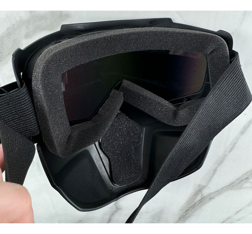 Máscara casco espejado para moto 655b - Image 4