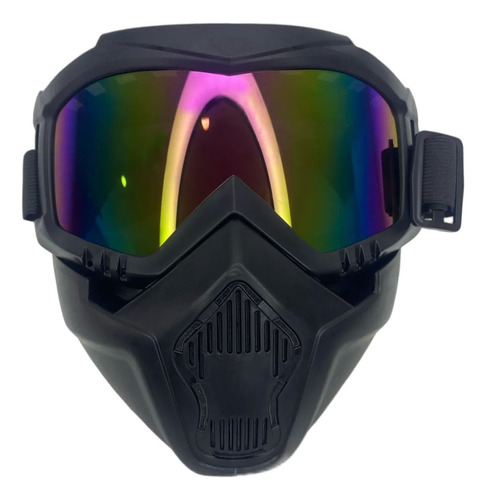 Máscara casco espejado para moto 655b - Image 8