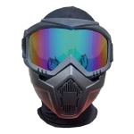 Máscara casco espejado para moto 655b - Image 2