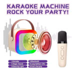 Micrófono Inalámbrico Karaoke + Parlante Bluetooth Hq-k12 - Image 4
