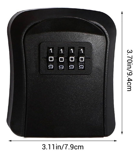 Mini Caja Fuerte De Seguridad 4 Digitos Para Llaves Om-856-2 – imagen de uso