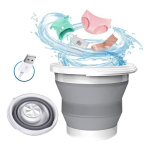 Mini balde lavarropas USB portátil y plegable - Image 13