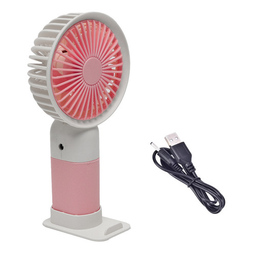 Mini Ventilador Portátil Recargable Mano Soporte Celu Gx11