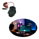 Mouse Gamer Óptico Con Cable Usb Rojo Reforzado Dn-c332 - Image 3