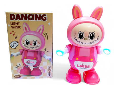 Muñeco labubu bailarín con música y luces 14873 - Imagen 2