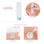 Neceser set de frascos cuidado personal para viaje Qq289 - Image 9