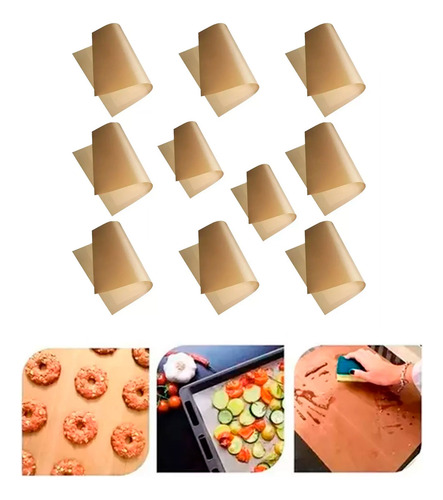 Pack X10 papel antiadherente reutilizable 60x40 cm - Image 2