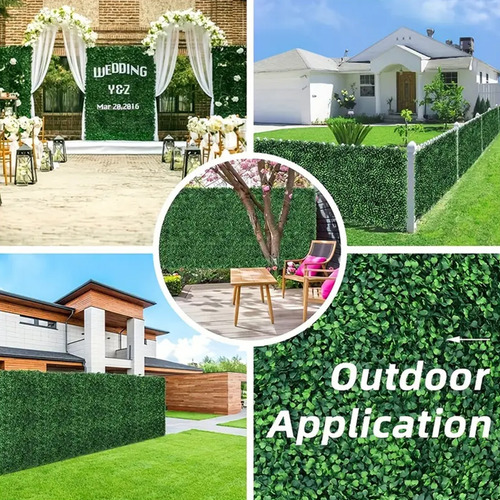 Panel vertical de jardín artificial 25x25 cm - Image 7