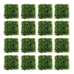 Pack X 16 paneles verticales de jardín artificial 25x25 cm