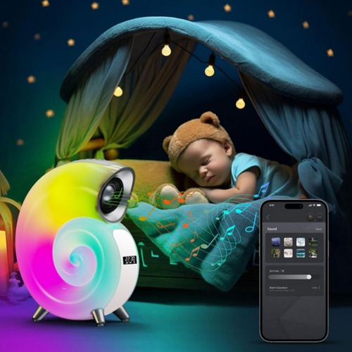 Parlante caracol despertador multicolor P556 - Image 6