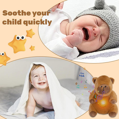 Peluche capibara respira con luz y sonido - Image 3