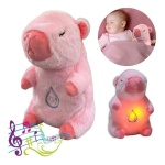 Peluche capibara rosa respira con luz y sonido - Image 6
