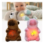 Peluche capibara rosa respira con luz y sonido - Image 7