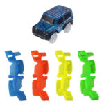 Pista De Autos Luminosa Track 132 Piezas + Vehiculo 22285 - Image 4