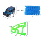 Pista De Autos Luminosa Track 132 Piezas + Vehiculo 22285 - Image 5