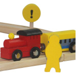 Pista De Trenes De Madera Juego Didactico Para Armar - Imagen 9