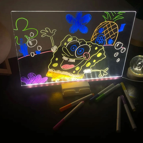 Pizarra tableta mágica con luz Diy35 - Image 8