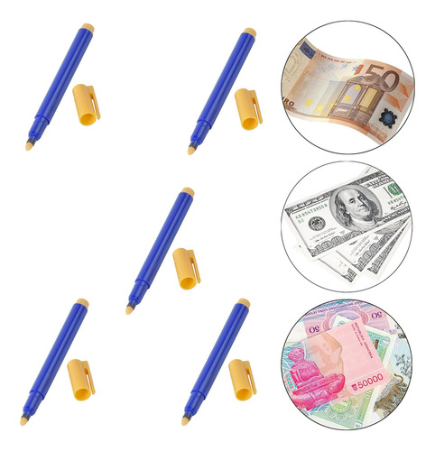 Pluma Detector De Billetes Falsos X5 Marcadores Ar228 - Image 9