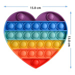 Pop It Burbujas De Silicona Fidget Anti Relaja Arcoiris - Image 42