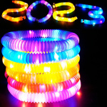 Pop Tubo Luminoso Fidget Gusano Sensorial Led Rgb Fiesta - Image 6