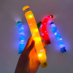 Pop Tubo Luminoso Fidget Gusano Sensorial Led Rgb Fiesta - Image 2