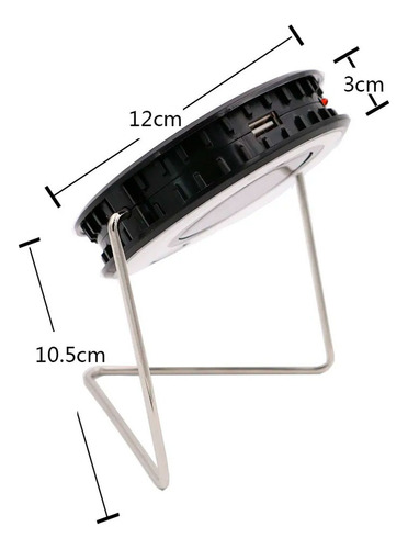 Reflector panel solar LED recargable vía USB Ln643 - Imagen 6