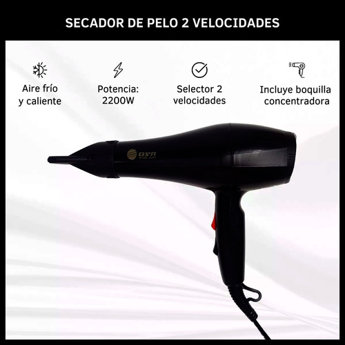 Secador de pelo 2 velocidades Or9046 - Imagen 9