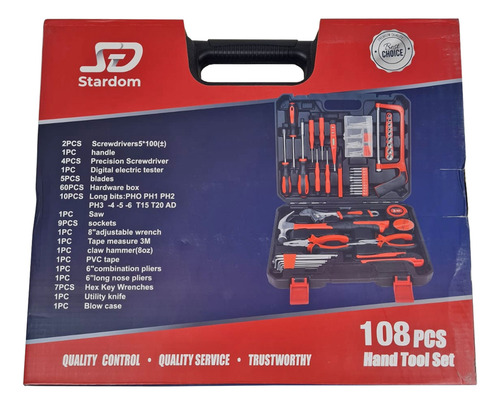 Set caja de herramientas 108 piezas Sd2206 - Image 6