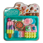 Set Infantil De Desayuno Dulces Helados Con Bandeja Fasion - Image 3