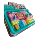 Set Infantil De Desayuno Dulces Helados Con Bandeja Fasion - Image 2