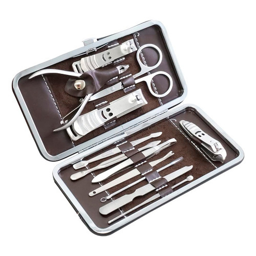 Set 12 piezas manicura en estuche P2ns