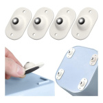 Set X4 Rueditas Adhesivas Giratorias Transportadoras Hogar - Image 5