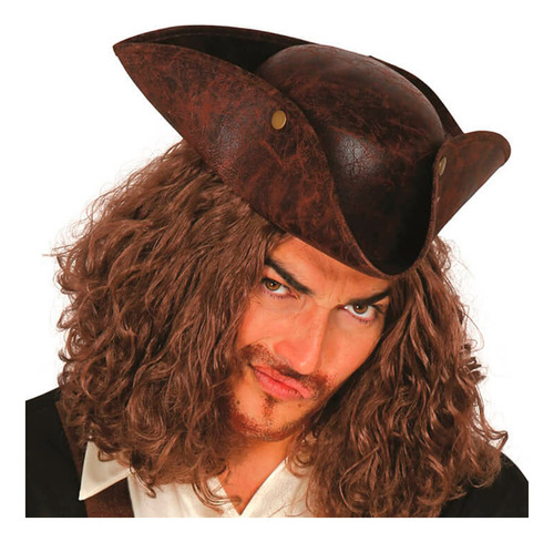 Sombrero pirata tricornio para Halloween So98 - Image 5