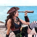 Sombrero pirata tricornio para Halloween So98 - Image 4