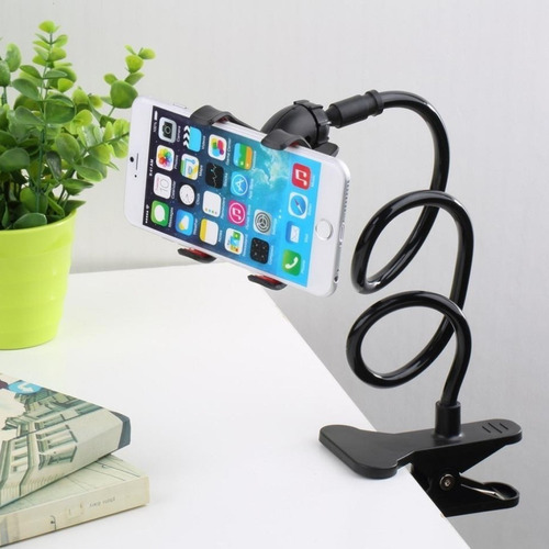 Soporte Con Brazo Flexible Para Celular 360 Y Pinza Broche - Imagen 16