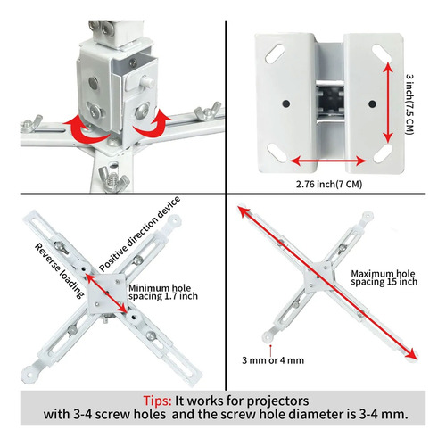 Soporte universal para proyector D430 - Imagen 5