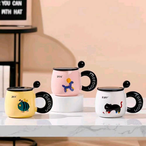 Taza de cerámica diseño dibujo animales Mt09354 - Image 18