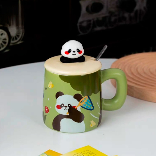 Taza cerámica diseño oso panda Mt09483 - Image 7
