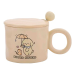 Taza cerámica perro beige Mt09307 - Image 6